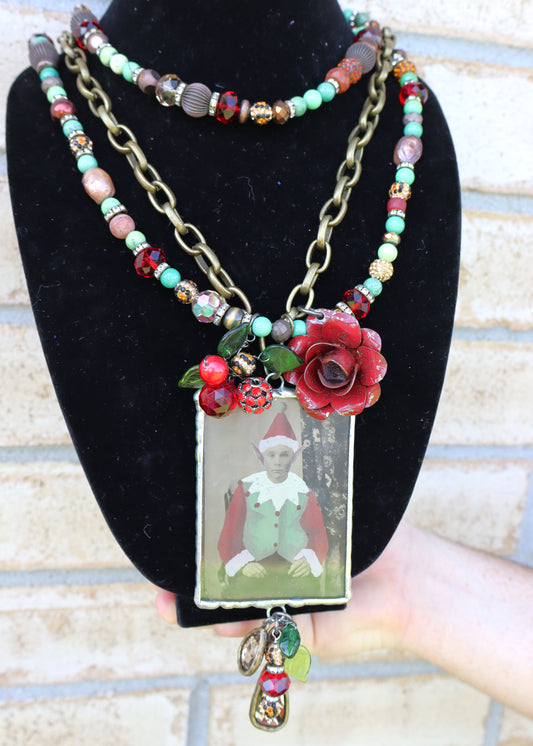 Santa's Little Helper Necklace