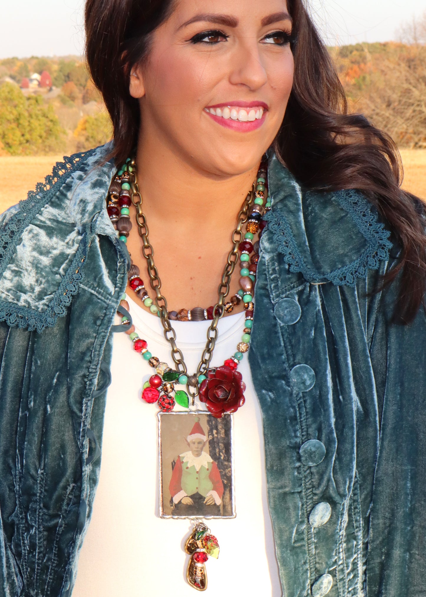 Santa's Little Helper Necklace