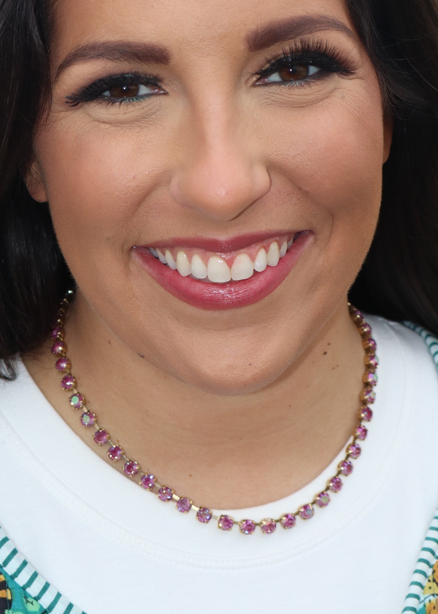 Sarina Necklace in Midnight Express - Orchid Ignite Purple Haze