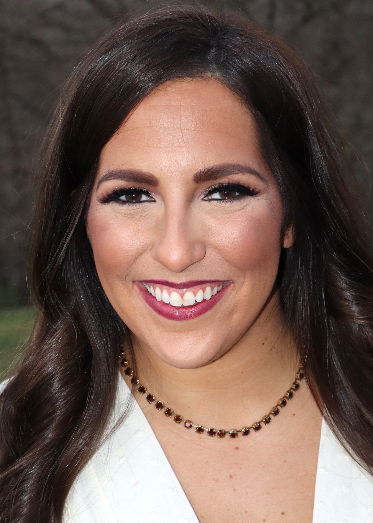 Sarina Necklace in Midnight Express - Chocolate