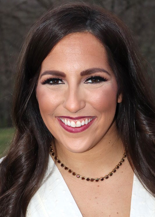 Sarina Necklace in Midnight Express - Chocolate