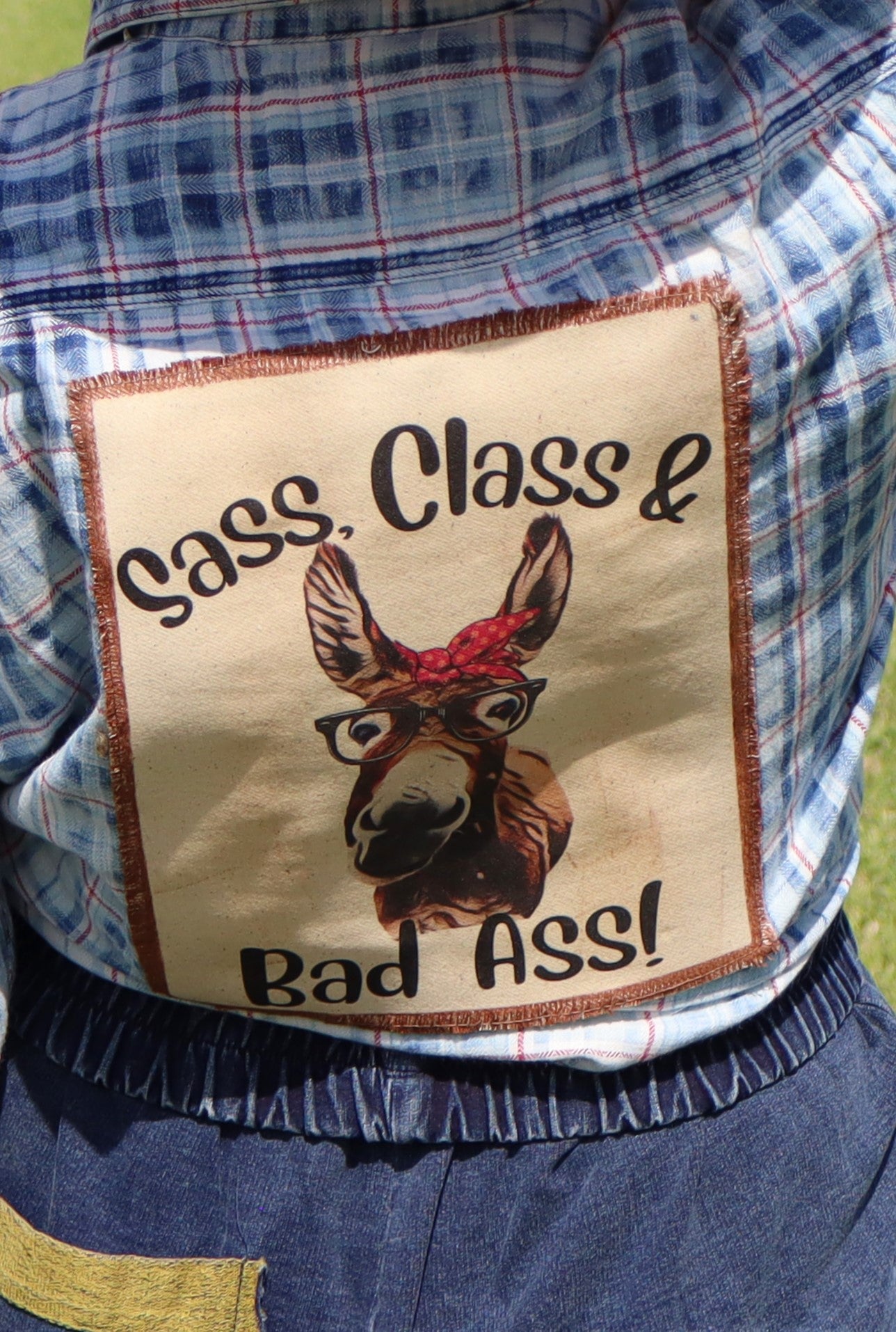 Sass, Class Flannel Shirt - Denim Blue