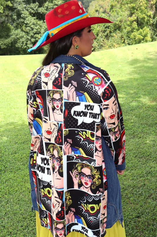 Comic Book Denim Jacket