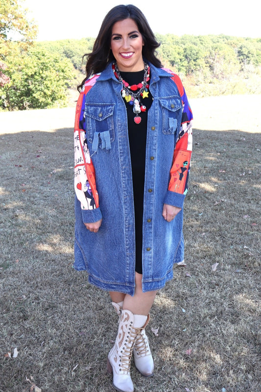 A French Love Denim Jacket