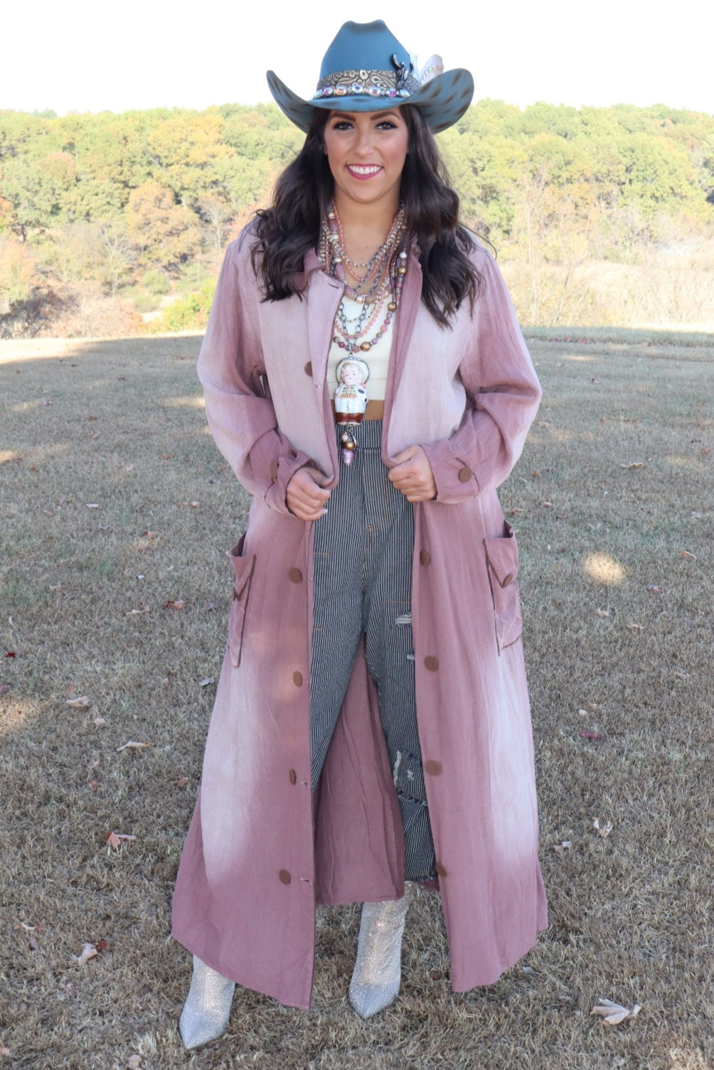 Lost in Love Duster - Mauve