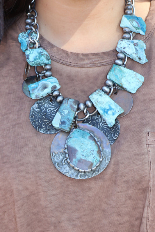 The Turquoise Stone Necklace