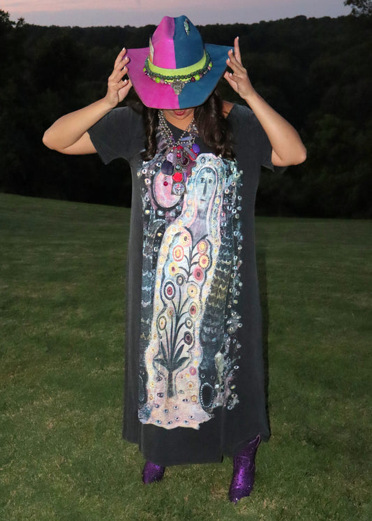 Sea Goddess Dress - Vintage Black