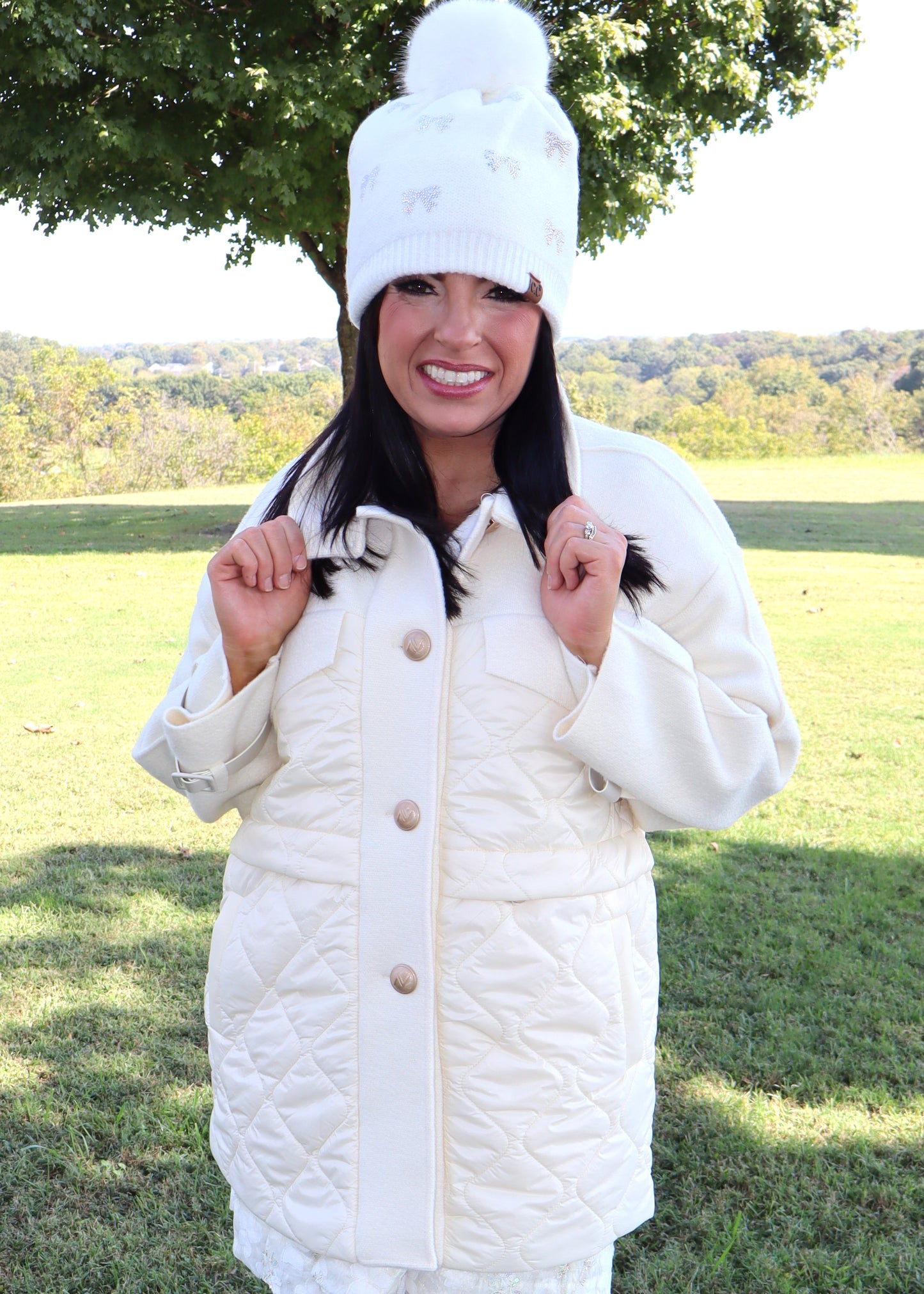 She's Got Style, She's Got Grace Coat - Ivory