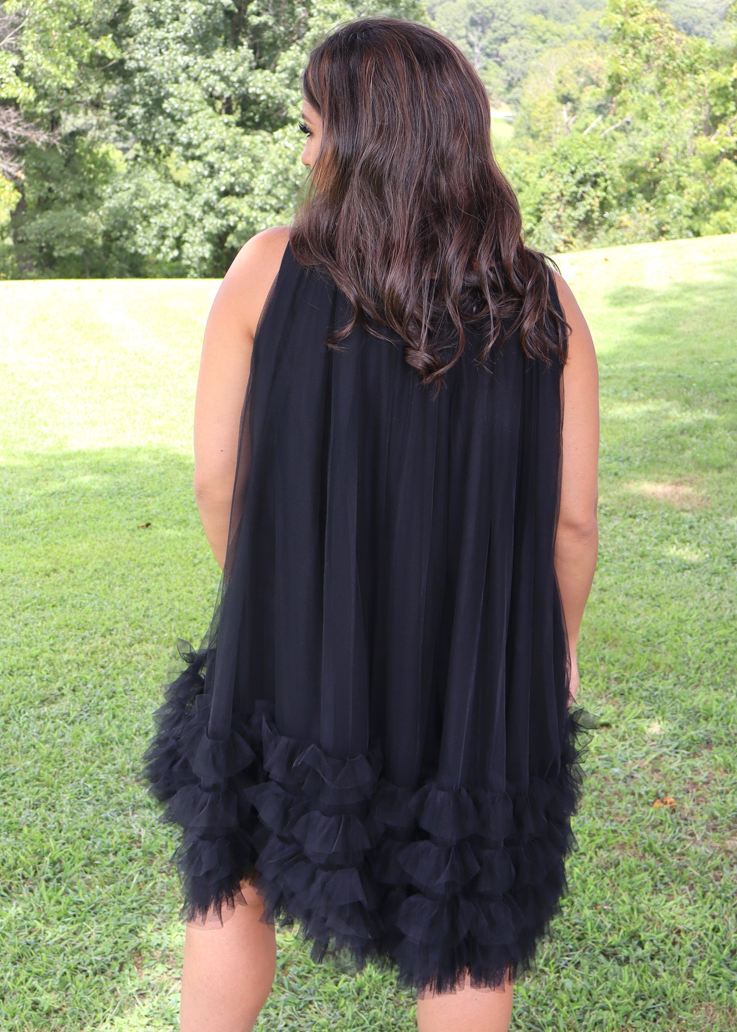 Shirley Temple Black Tulle Dress - Black