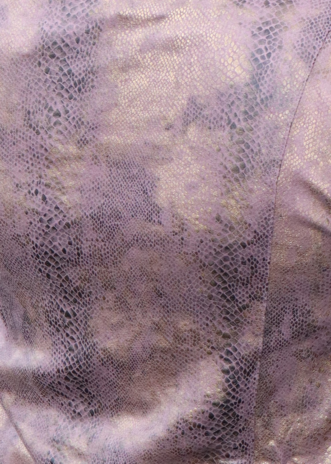 Slithering In Style Suede Jacket - Dusty Mauve