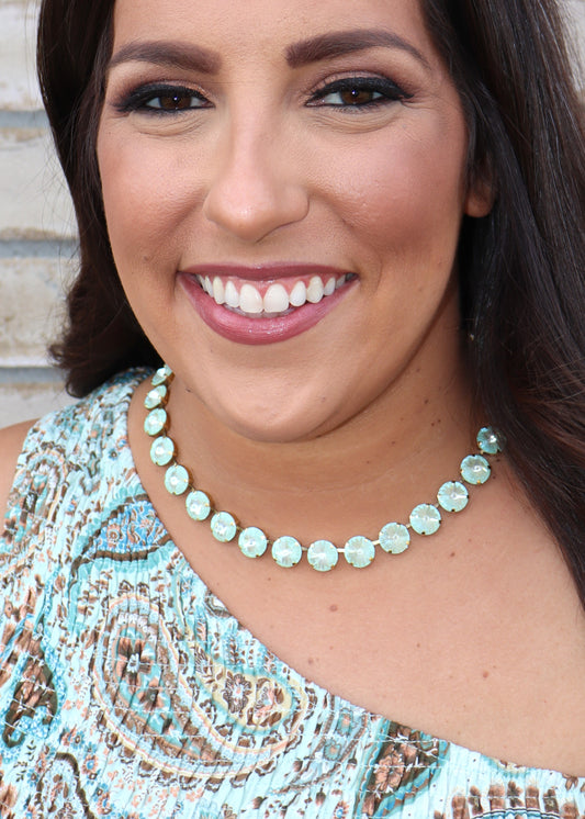 Sofia Necklace - Fairy Dust Ultra Mint