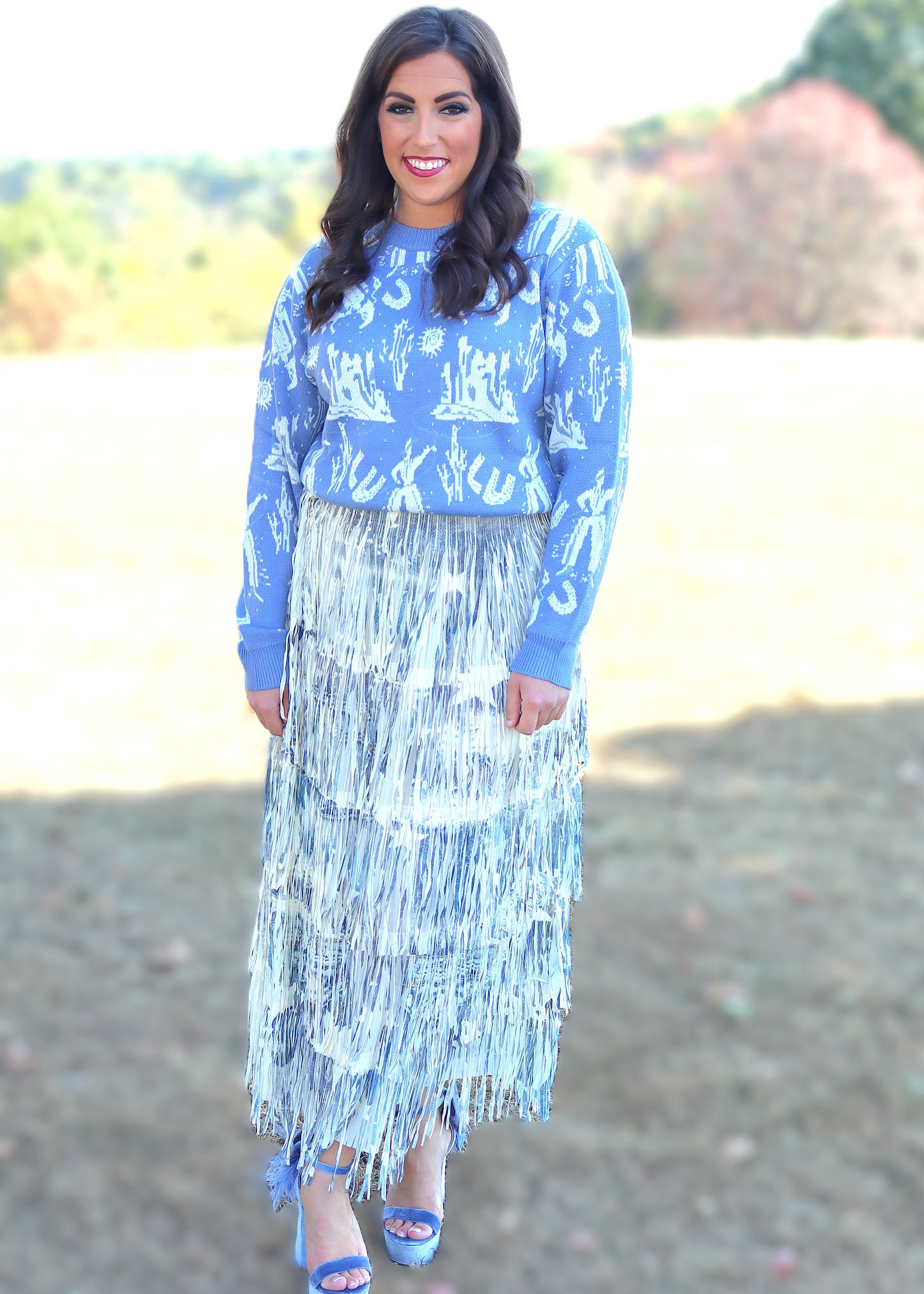 Western Cuddle Time Sweater