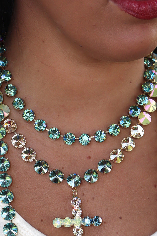 Trentley Necklace - Aqua Verde