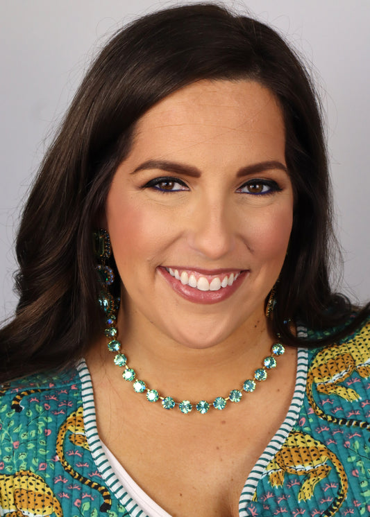 Trentley Necklace - Aqua Verde