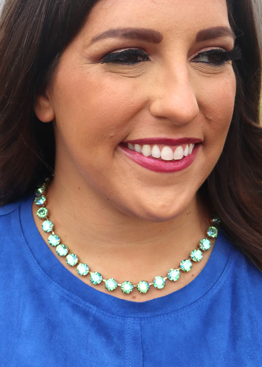 Trentley Necklace - Aqua Verde