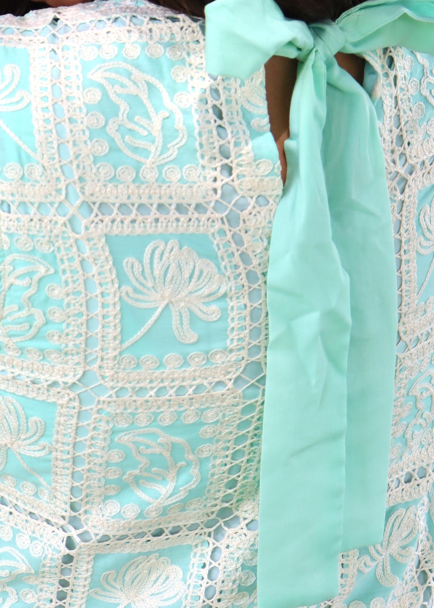 Tropical Breeze Shift Dress - Mint