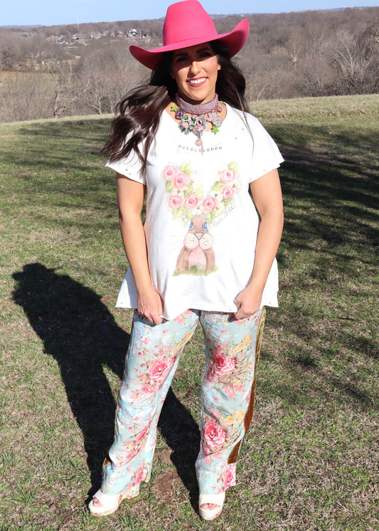 Valentina Pants - Aqua Foam