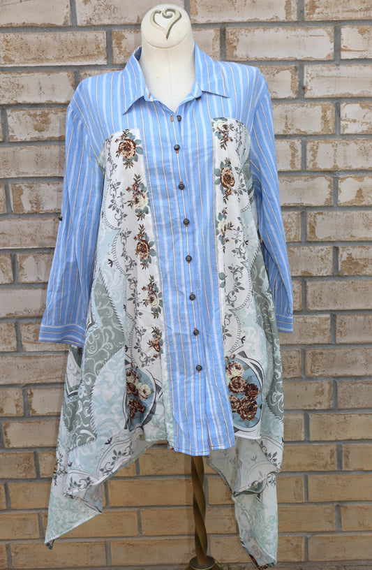 Vintage Executive Button-Up Shirt