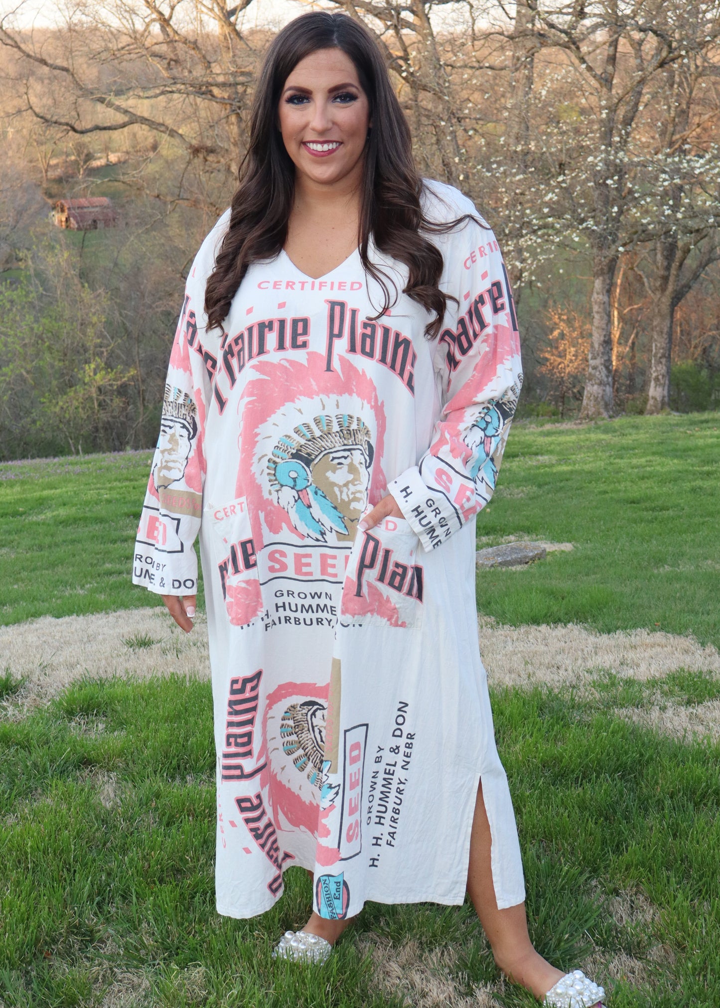 Weekend Mercantile Long Sleeve Dress - Prairie