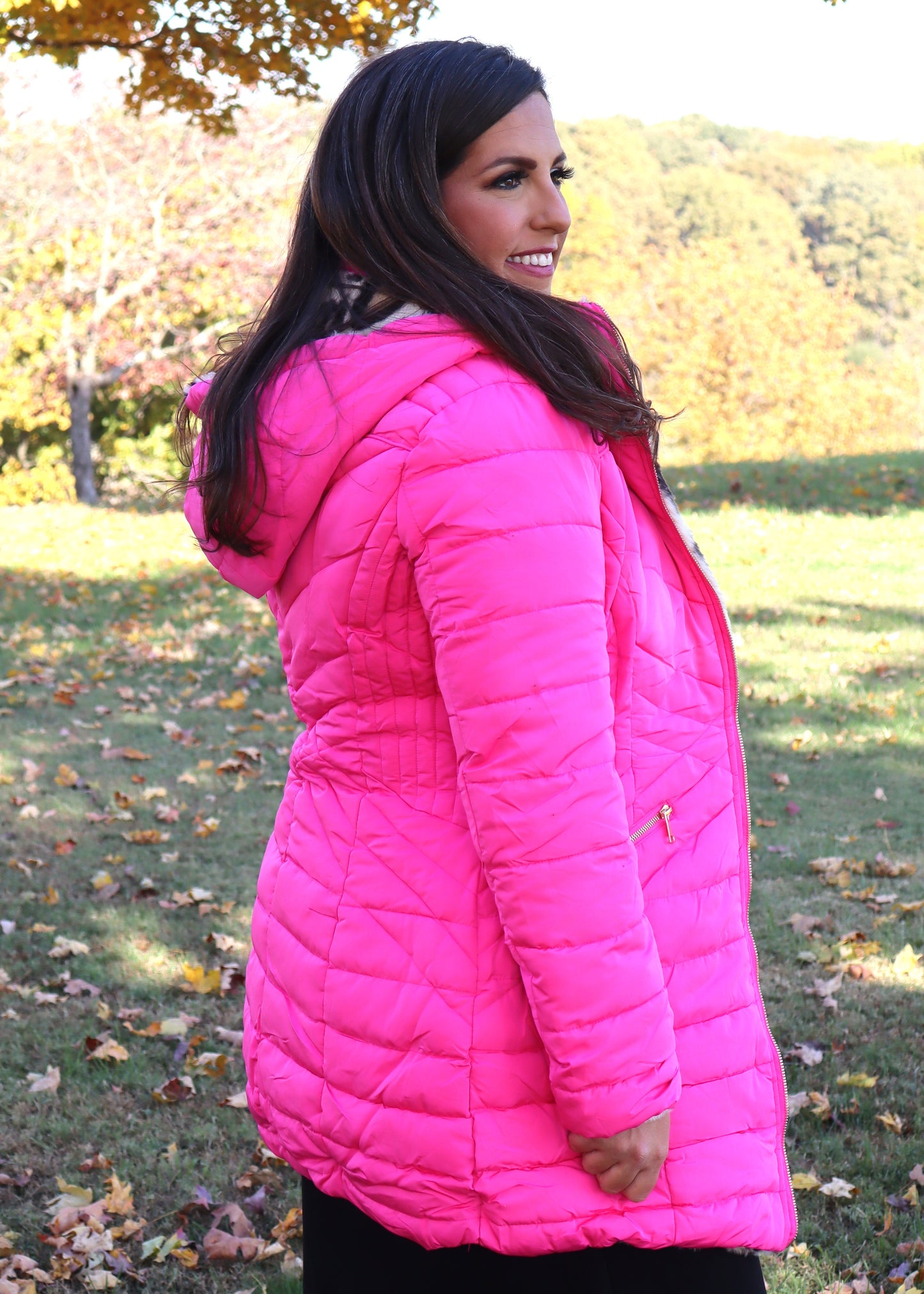 Wild Thing Reversible Jacket - Hot Pink