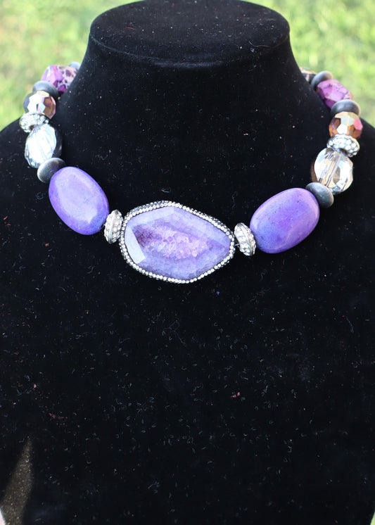 Winifred Purple Choker