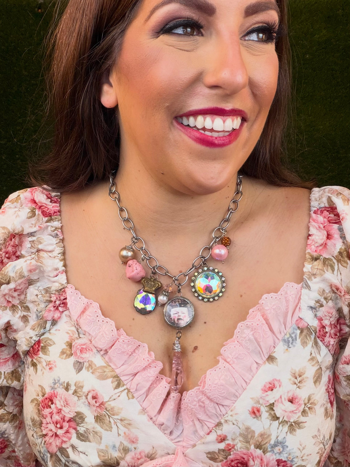 Big Baby Necklace - Pink