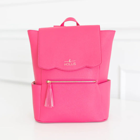 Hot Pink Frilly Full Size Backpack